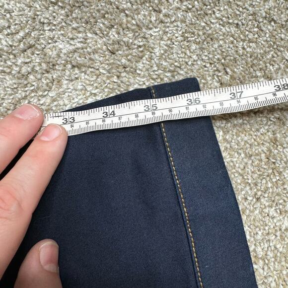 Veronica Beard Dark Wash Braided Waist Flare Jeans size 2 - Picture 6 of 8